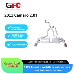 Escape catback silenciador de válvula para Chevrolet Camaro 2.0T 2011