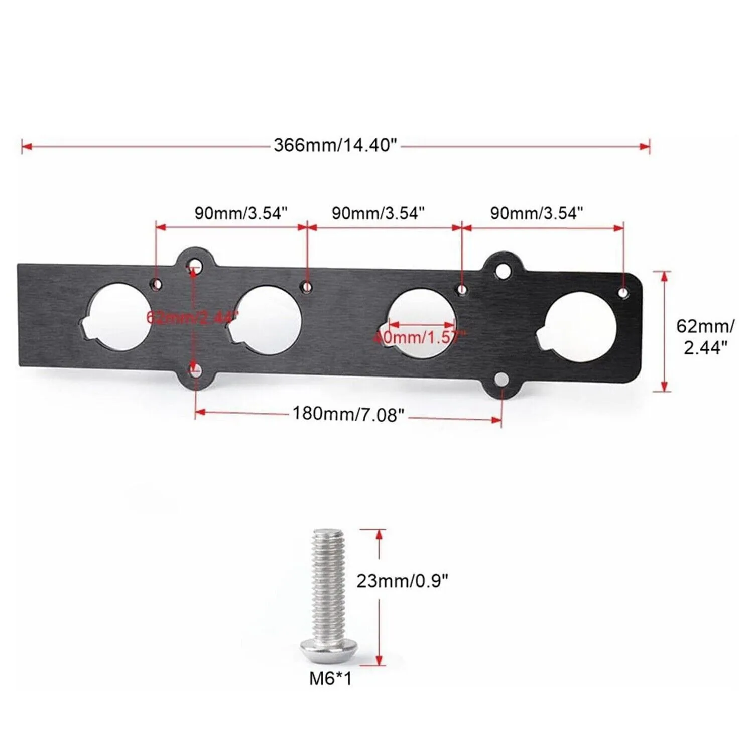 Placa adaptadora de bobina Honda/Acura B16/B18, Integra DC2 Type R - imagen 3