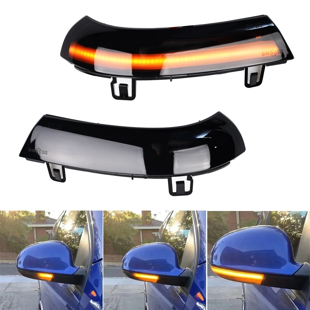 Luz intermitente LED dinámica para VW Passat B6 Golf 5 Jetta MK5