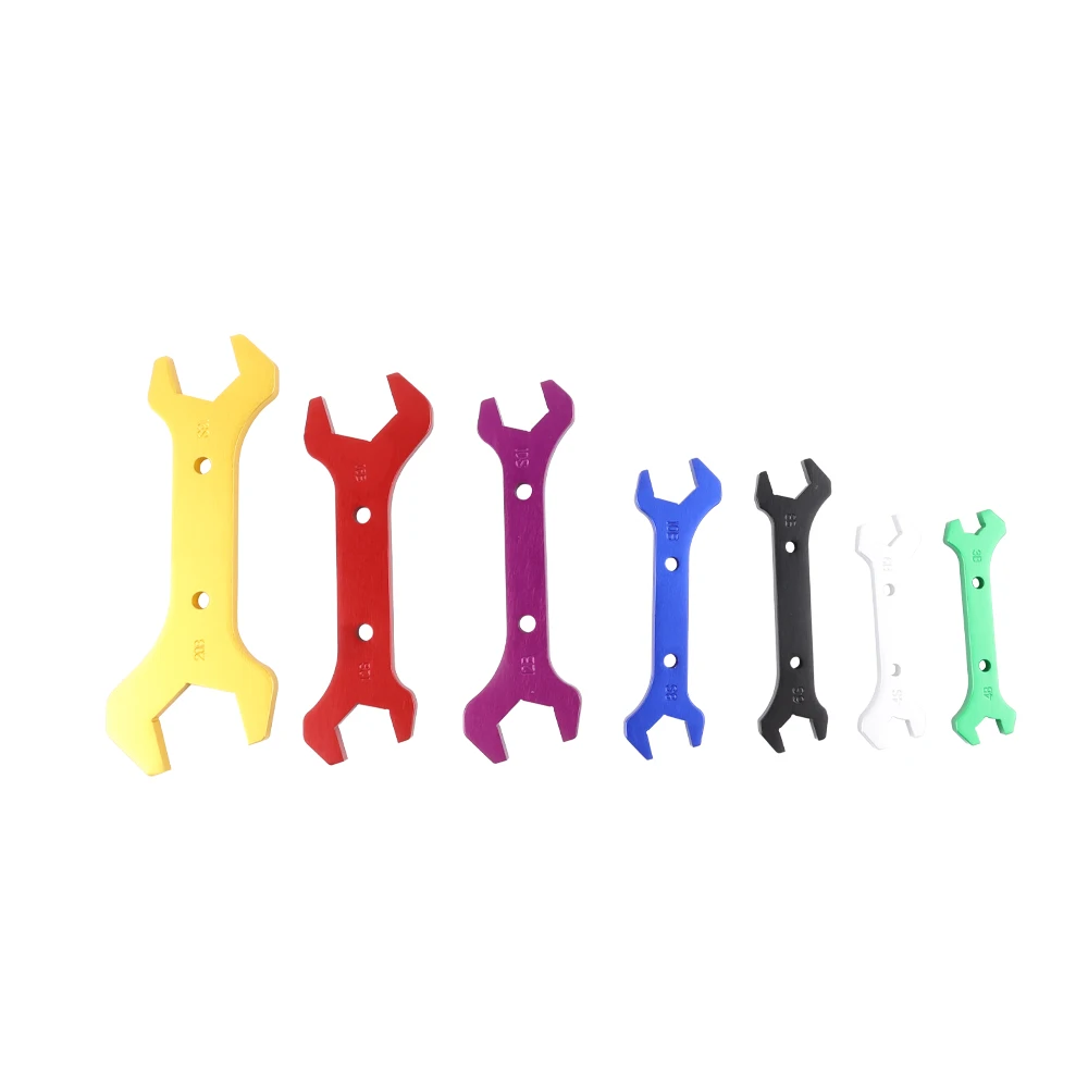 Llave doble de ajuste para mangueras AN de aluminio