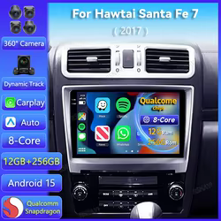 Radio Android con CarPlay y GPS para Hawtai Santa Fe 7 (2017)
