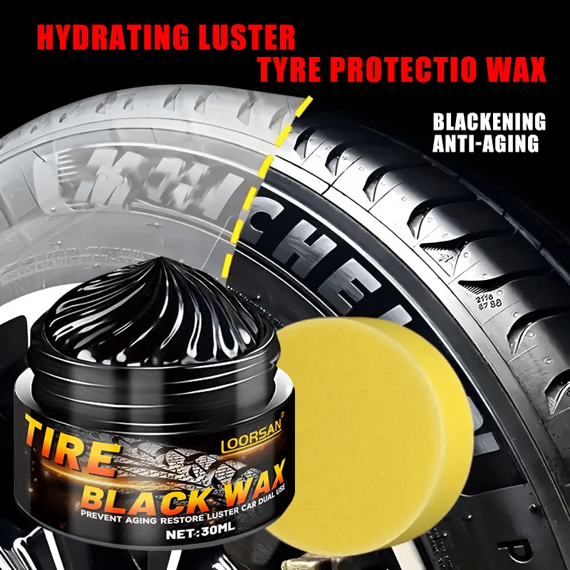 Crema hidratante TIRE BLACKWAX protectora para neumáticos y parachoques