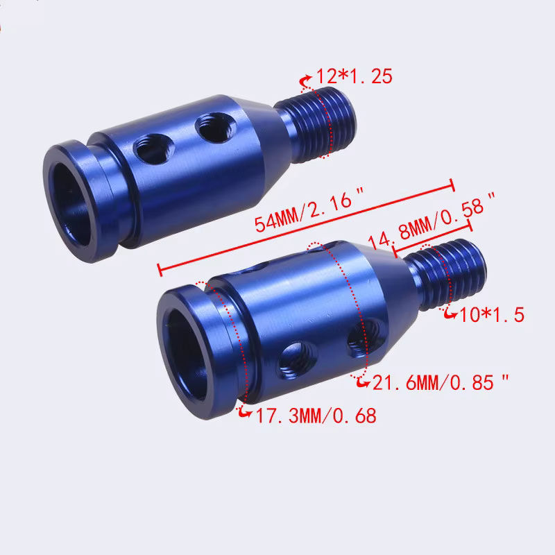 Adaptador de pomo de cambio M10 x 1,5 universal – palanca sin rosca - imagen 2