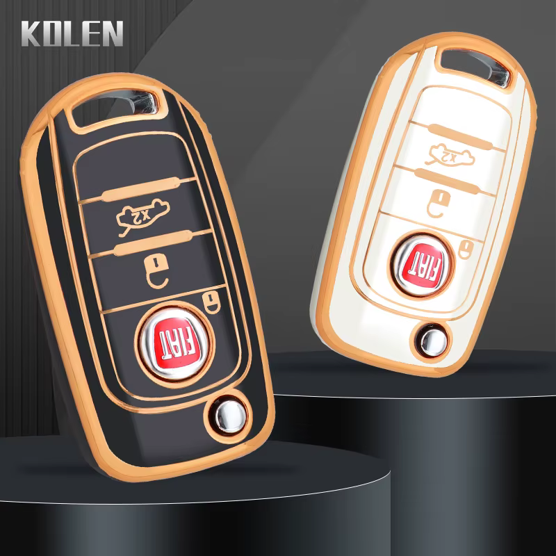 Carcasa TPU plegable para llave Fiat Tipo, 500X y Doblo