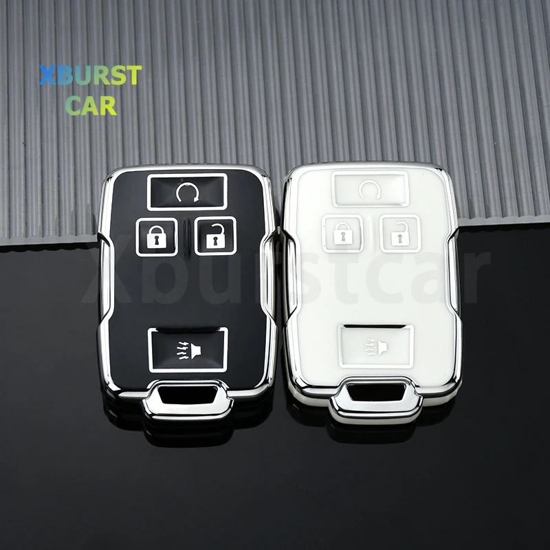 Funda TPU 4 botones para llave – Chevrolet Silverado GMC Sierra Colorado Canyon