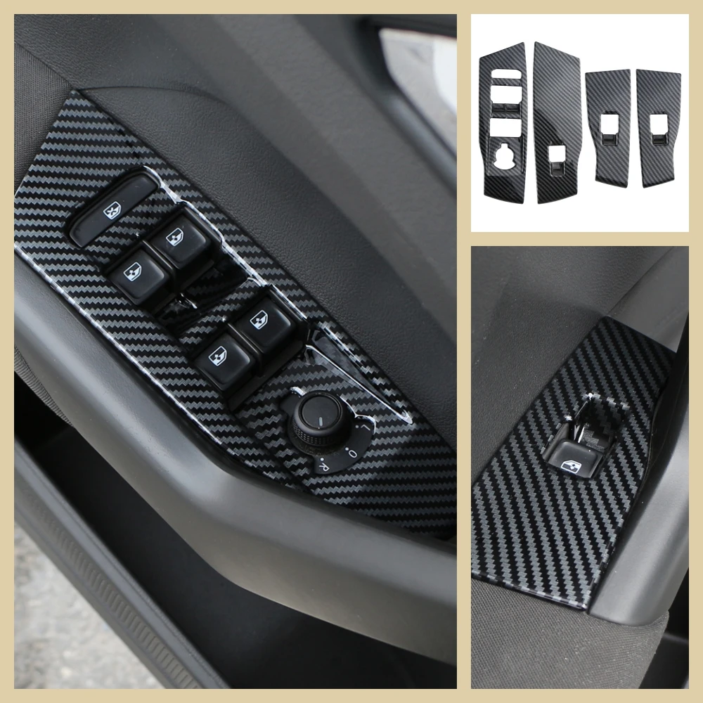 Pegatinas fibra de carbono para VW T-Cross (LHD) – cubre ventanillas
