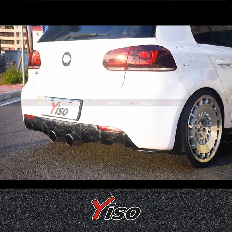 Adecuado para GOLF 6 GTI R20 R atajo modificado GOLF 6 GTI R20 R fibra de carbono GOLF 6 Reife labio trasero - imagen 5