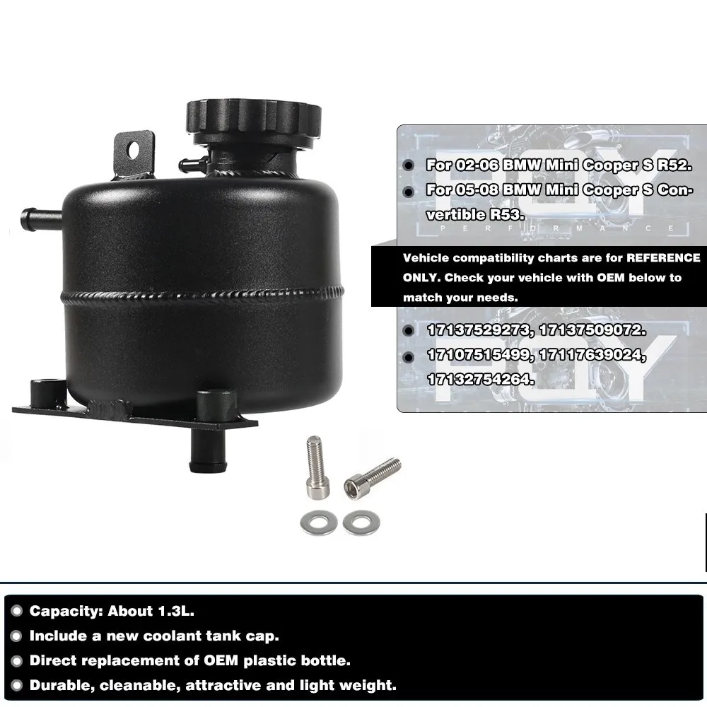 R52/R53 Tapa depósito expansión refrigerante Mini Cooper S 2002-2008 - imagen 3