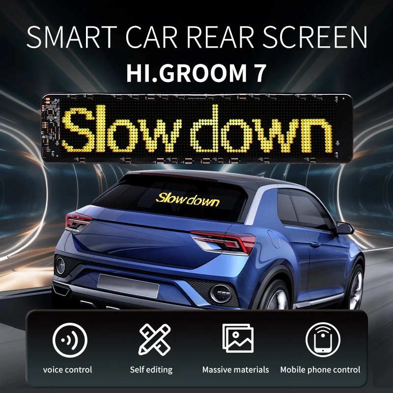 Pantalla LED matriz RGB graffiti para coche y camión USB - imagen 4