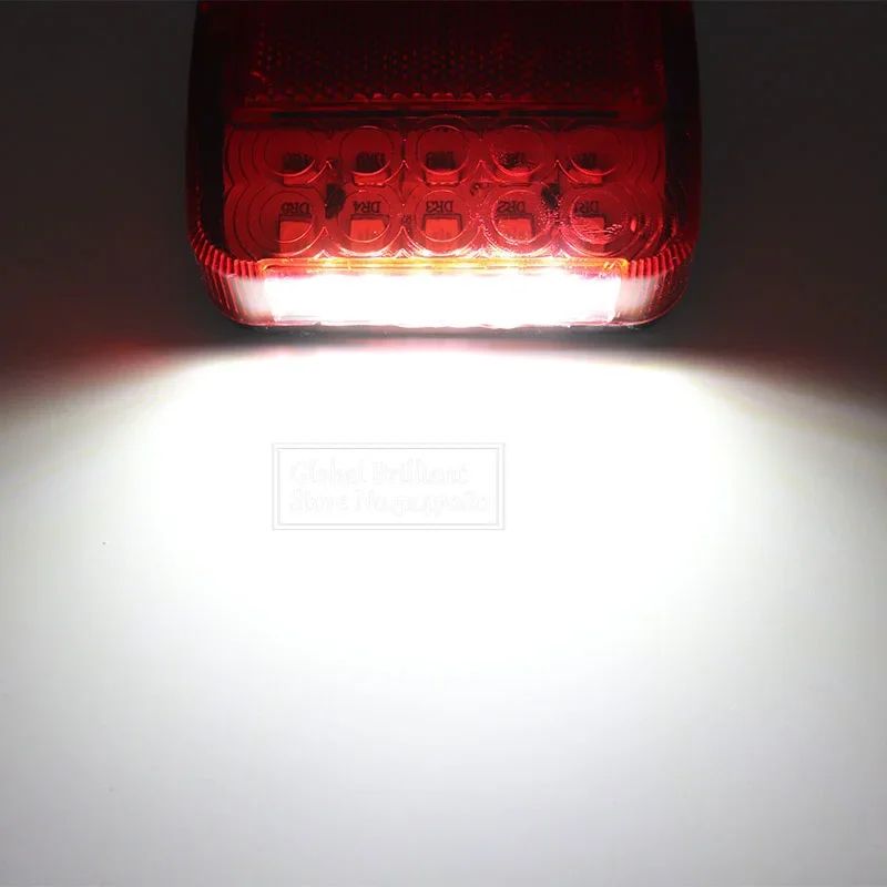 Pareja de pilotos traseros LED 12 V para remolque con freno - imagen 3