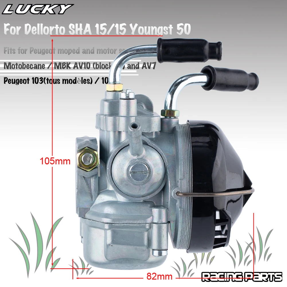 Carburador SHA 15/15 para Peugeot 102 y MBK 51 de 2 tiempos - imagen 4