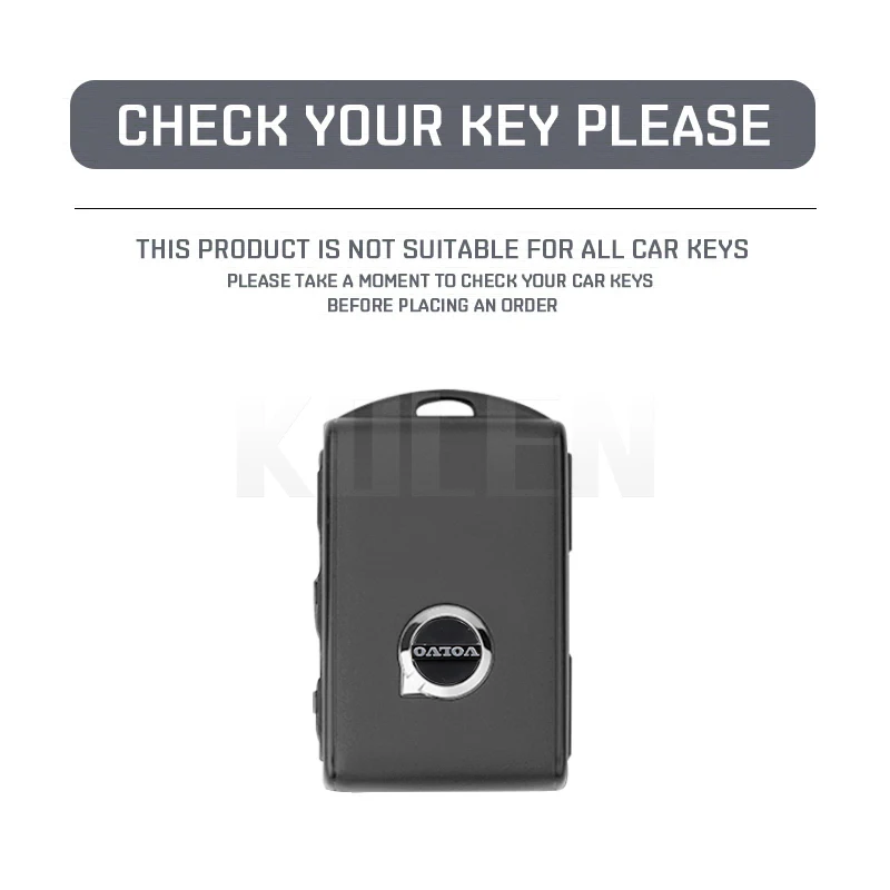 Funda TPU Volvo en negro sobre superficie oscura
