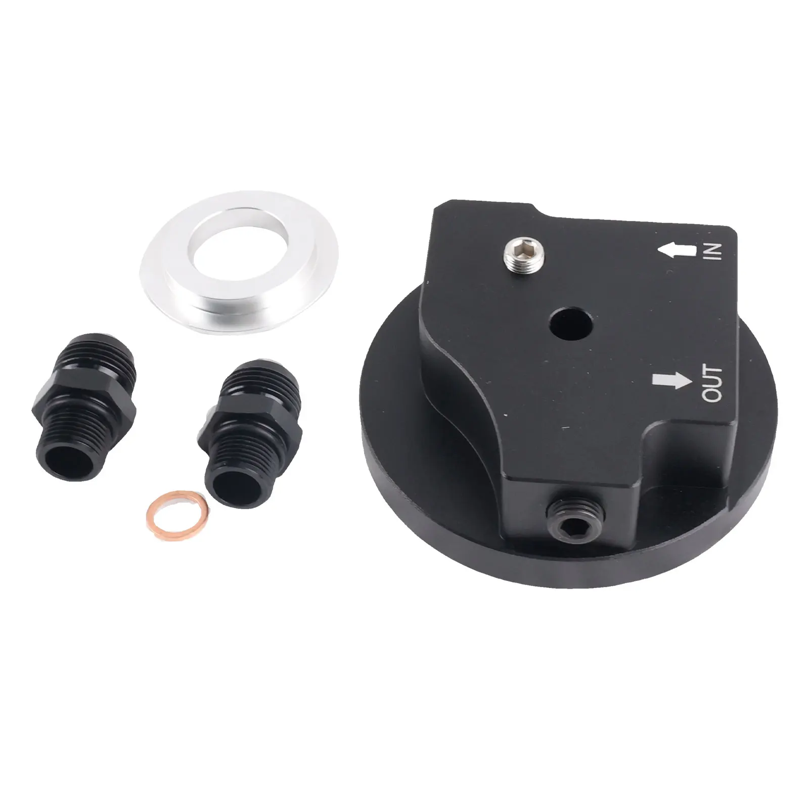 Tapa de filtro de aceite de aluminio para BMW