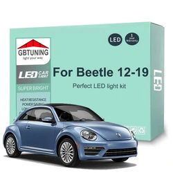 Kit de bombillas LED para Interior de coche, lámpara Canbus de 8 piezas para VW Volkswagen Beetle 5C, 2012, 2013, 2014, 2015, 2016, 2017, 2018, 2019