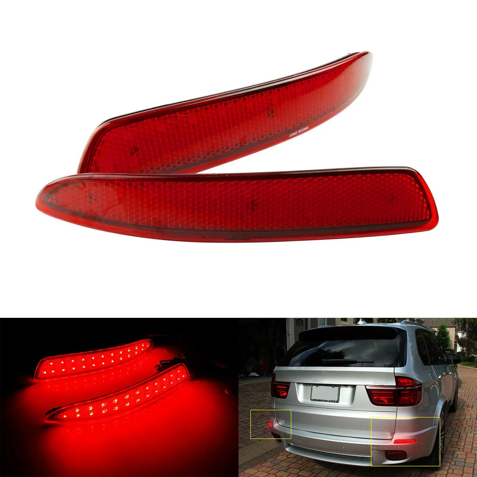 Reflector LED de parachoques trasero para BMW X5/X6 E70/E71 - imagen 3