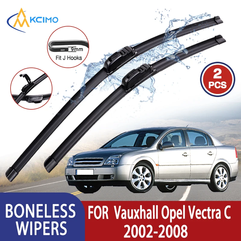 Limpiaparabrisas sin hueso Kcimo para Opel Vectra C 2002-2008 24"+19"