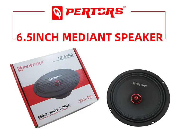 Altavoz Q-PERTORS QP-6.5MD de rango medio para coche