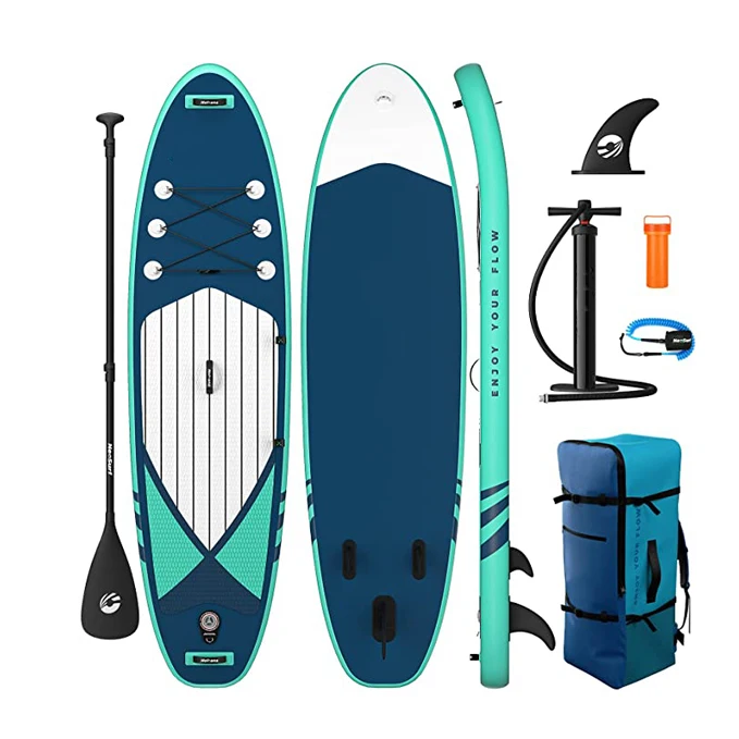 Tabla SUP inflable de pie con cubierta antideslizante Premium