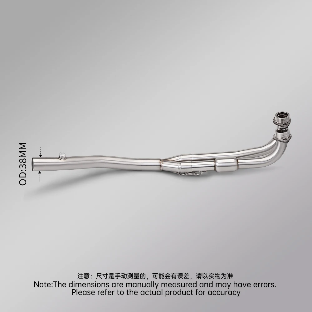 Escape modificado para AK550 2017-2021 tubo conector frontal - imagen 3