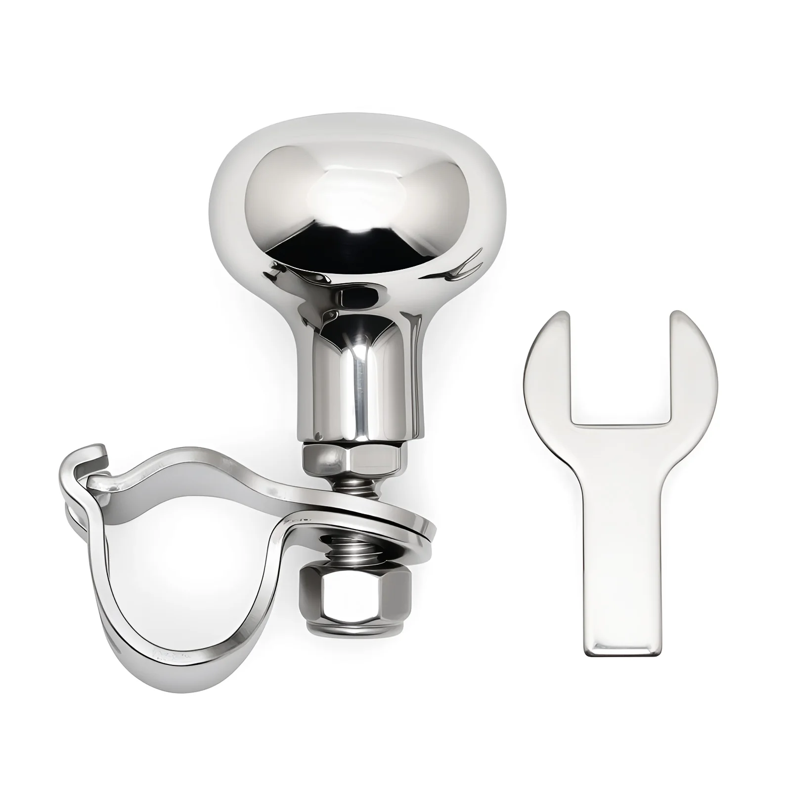 Perilla del volante 316, potenciadores auxiliares, mango de bola, accesorio de acero inoxidable para barco, volante, camión, barco, yate - imagen 4