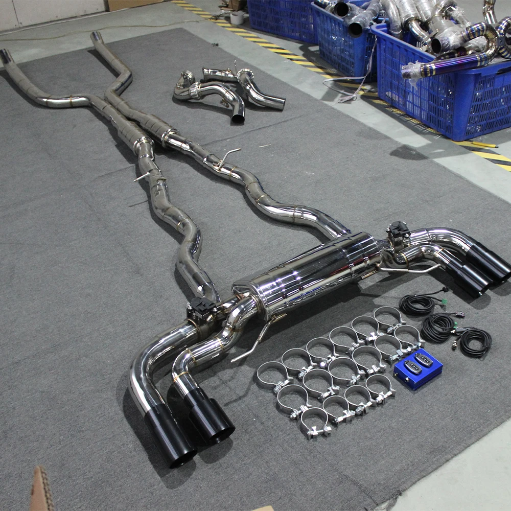 Catback válvulas rendimiento inoxidable BMW M8 Coupe 4.4T 2017-2023 - imagen 2