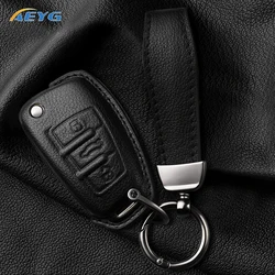 Funda carcasa de cuero para llave Audi A3 A4 A6 Q3 Q5 TT con mando