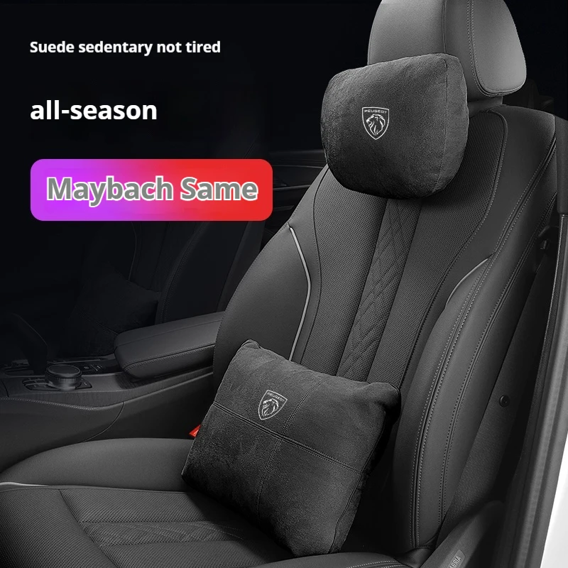 Cojín lumbar reposacabezas para Peugeot – soporte cervical coche - imagen 4