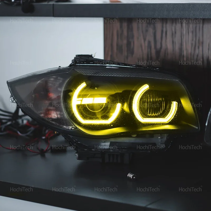 Kit anillos LED CSL amarillo limón BMW Serie 1 E81 E87 E88 - imagen 4
