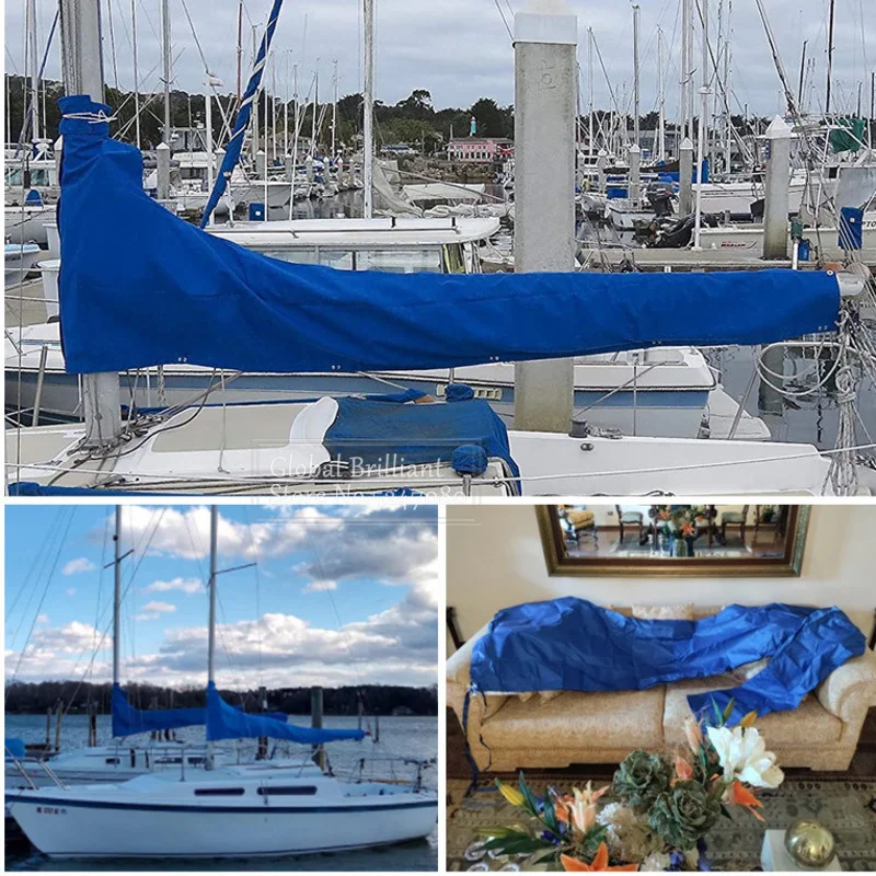 Cubierta de vela 600D parasol Anti UV azul