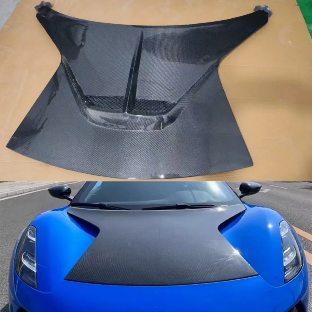 Capó de motor en fibra de carbono para Lotus Emira