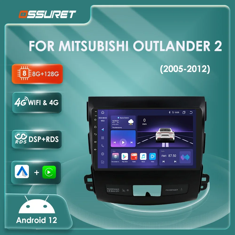 Radio multimedia Android para Outlander, 4007 y C-Crosser