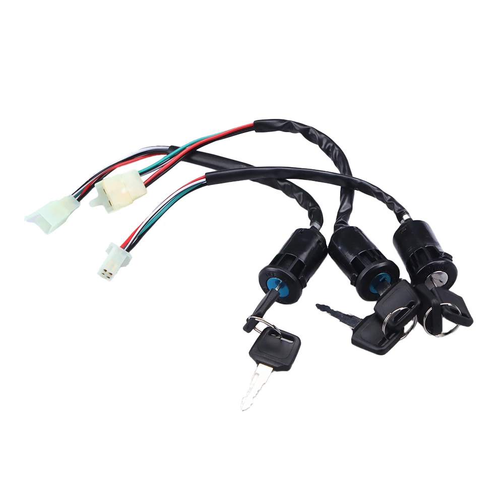 Interruptor de encendido 2/4 cables con 2 llaves para moto y quad - imagen 2