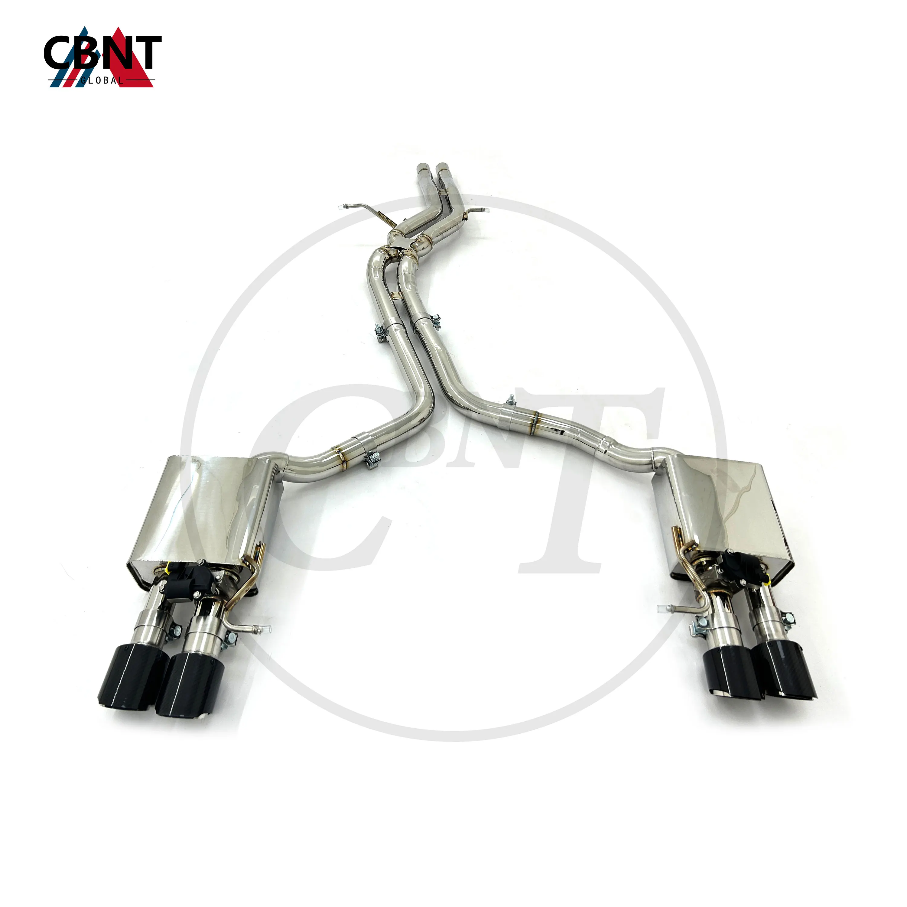 Escape Catback CBNT Audi S4 S5 B8 3.0T Válvula Remoto