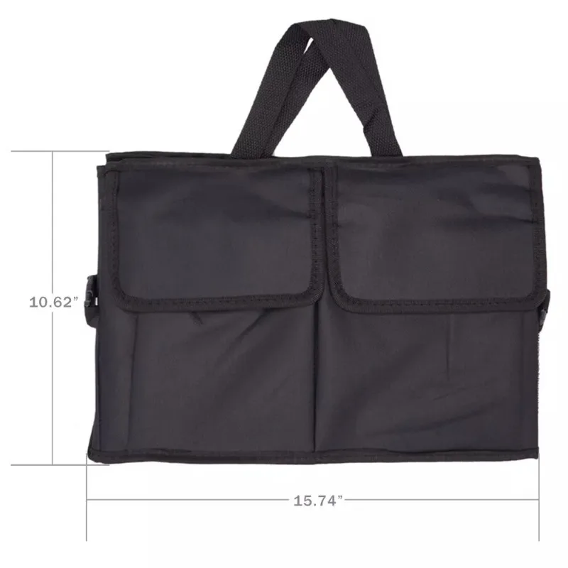 Bolsa plegable para colapso de almacenamiento, contenedor para coche, camión, SUV, bolsa de almacenamiento de 40L, organizador de desorden para uso en coche y caja de accesorios para coche, bolsa de almacenamiento - imagen 5