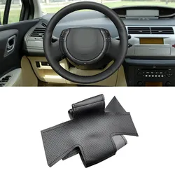 Funda de asiento cuero negro cosida – Citroen C4 2007-2009