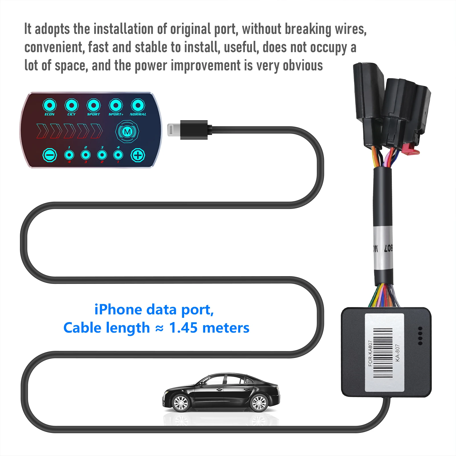 Controlador de acelerador para coche - rendimiento y modos ajustables - imagen 5