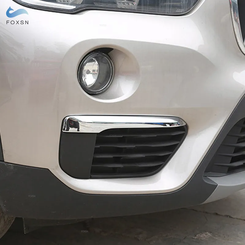 Embellecedor ceja faro BMW X1 F48 ABS cromado brillante antiniebla