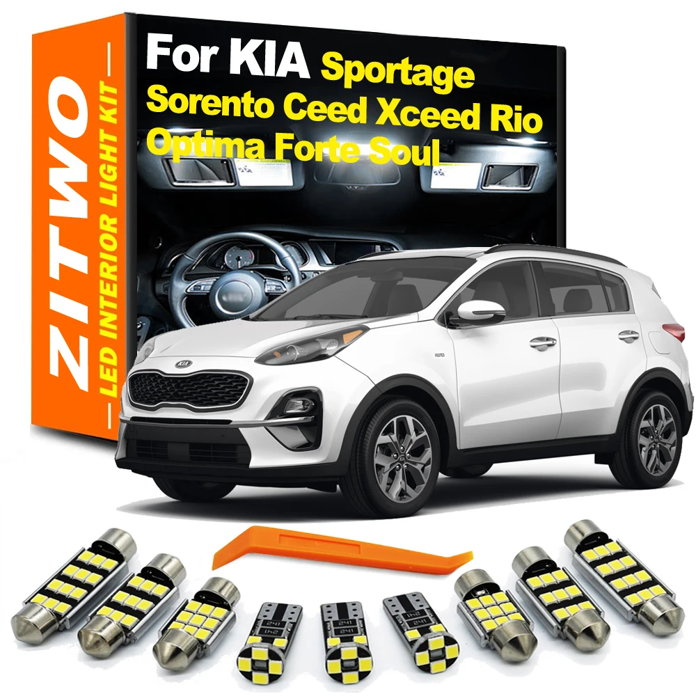 Kit Bombillas LED Interior ZITWO – KIA Sportage, Ceed, Sorento