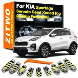 Kit bombillas LED interior ZITWO para Kia Sportage, Ceed y Sorento