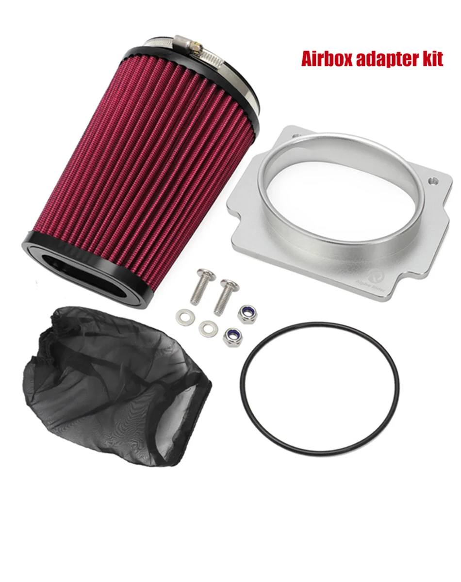 Placa adaptadora y filtro de admisión para Yamaha Banshee YFZ350