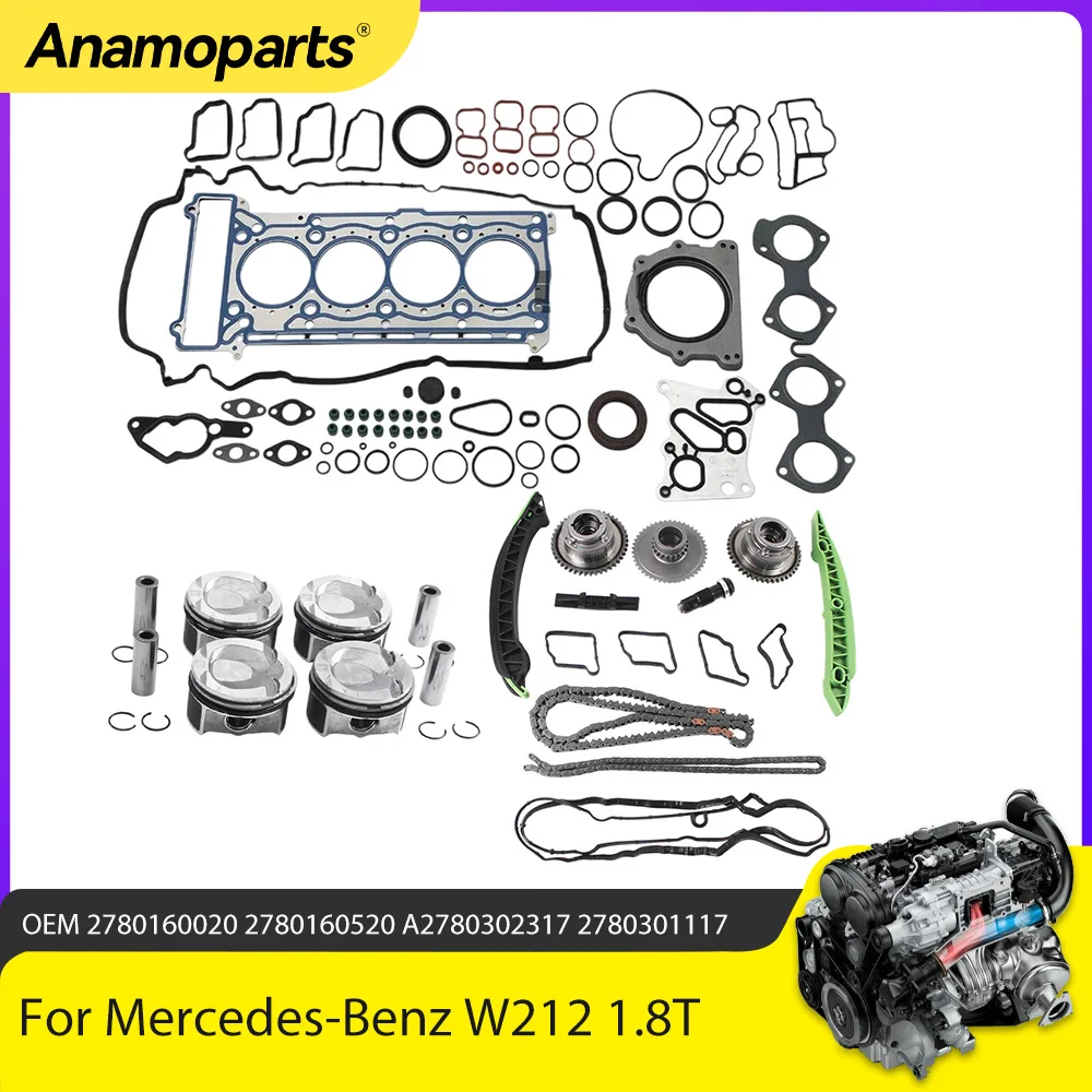 Kit cadena distribución M271 Mercedes-Benz C200 CGI 1.8T