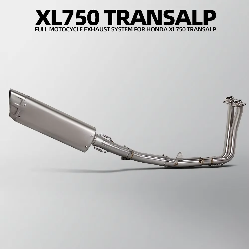 Escape completo Honda Transalp 750 XL750: colector y silenciador