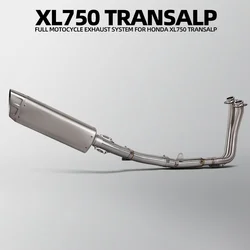 Escape completo Honda Transalp 750 XL750: colector y silenciador