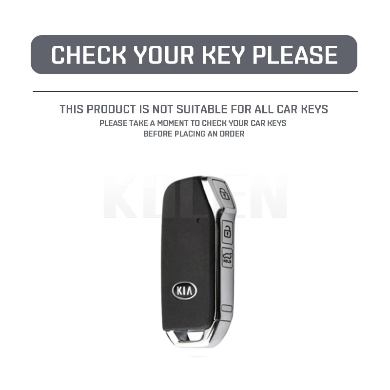 Funda de TPU negra para llave KIA Sportage