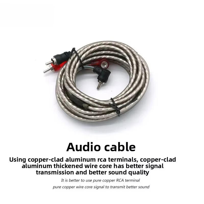 Able 6GA 8GA 10GA Cable amplificador de potencia de Audio para coche Cable de subwoofer Cable amplificador de potencia de modificación de Audio - imagen 4
