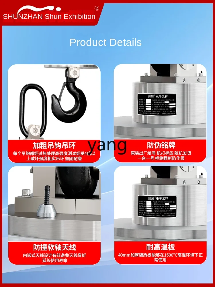 Báscula colgante Escala CX electrónica con gancho termorresistente - imagen 4