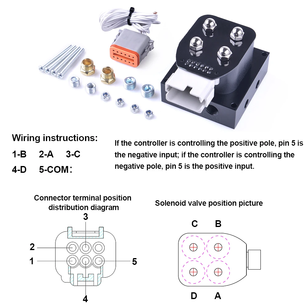Válvula solenoide suspensión neumática kit colector universal - imagen 3