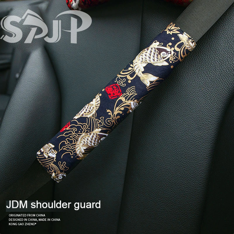 Funda textil para cinturón de seguridad de estilo JDM