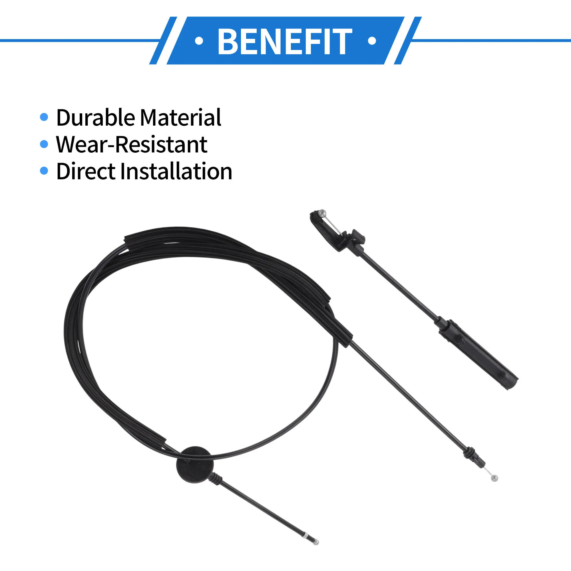 Cable liberación y cierre capó UXCELL 1TD823531/1TD823535 – VW Touran - imagen 3