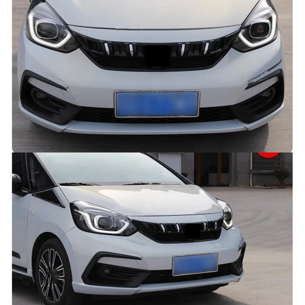 Malla parrilla delantera modificada Honda Fit Jazz 2021 - imagen 4